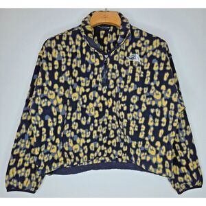 The North Face Kataka Cropped Pullover Sz M Fleece 1/2 Zip Oversized Gorp Retro